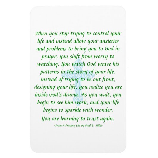 Keine Sorge - Bete und sieh mir Magnet zu (Vertikal)