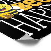Keine Sorge, Bienenhappy Beekeeper Honey Pun Poster (Ecke)