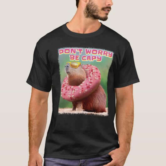 Keine Sorge, Capy Capybara T-Shirt (Vorderseite)