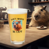 Keine Sorge Capy Happy Capybara Glas