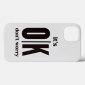 Keine Sorge. Case-Mate iPhone Hülle (Rückseite (Horizontal))