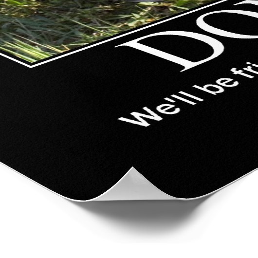 Keine Sorge.. Cat Friendship Artwork Poster (Ecke)