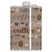 Keine Sorge, das ist nur eine KAFFEE-Flasche Flachmann (Rückseite)