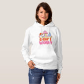 Keine Sorge - farbenfroher Kawaii Mushroom Hoodie (Vorne ganz)
