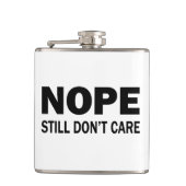 Keine Sorge Flachmann (Vorderseite)