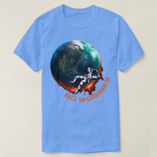 Keine Sorge für Astronauten, die sich mündlich bew T-Shirt (Design vorne)