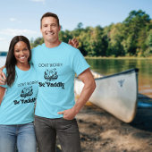 Keine Sorge für Retro Canoe Otter Paddling T-Shirt