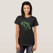 Keine Sorge, hoppiger Froschdesign T-Shirt (Vorne ganz)