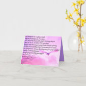 Keine Sorge, ich bin bei dir. Karte (Gelbe Blume)