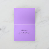 Keine Sorge, ich bin bei dir. Karte (Innenseite)