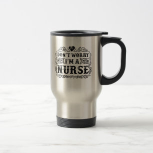 Keine Sorge, ich bin ein Krankenpflegerherz, Reisebecher