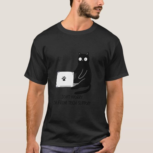 Keine Sorge, ich bin vom technischen Support Lusti T-Shirt (Vorderseite)