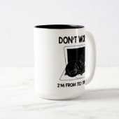 Keine Sorge, ich bin vom technischen Support, Nied Zweifarbige Tasse (VorderseiteRechts)