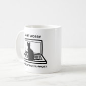 Keine Sorge, ich bin von der technischen Unterstüt Kaffeetasse (Vorderseite Links)