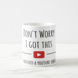 Keine Sorge, ich hab das im Griff – Lustiger YouTu Kaffeetasse