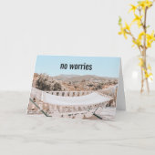 Keine Sorge, ich habe dir den Rücken Got - Karte (Gelbe Blume)