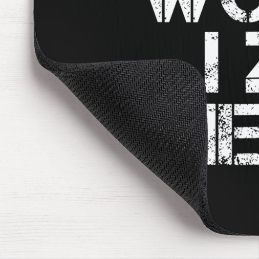 Keine Sorge, ich habe es mit Kabelbindern befestig Mousepad (Ecke)