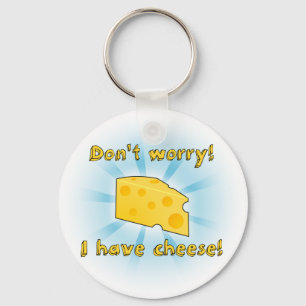 Keine Sorge, ich habe Käse - Gradient Schlüsselanhänger