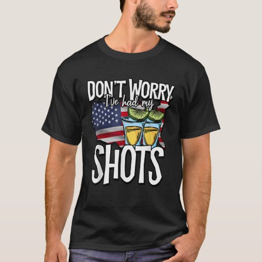 Keine Sorge, ich hatte beide Schüsse Funny mpfstof T-Shirt (Vorderseite)