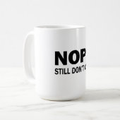 Keine Sorge Kaffeetasse (Vorderseite Links)