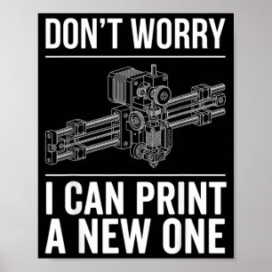 Keine Sorge, kann ein neues drucken Lustiger 3D-Dr Poster