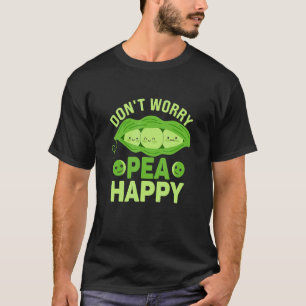 Keine Sorge Pea Happy Veganism Veggie T-Shirt
