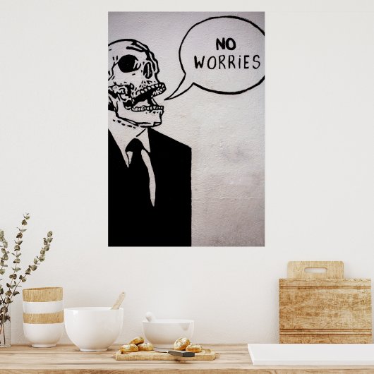 Keine Sorge Poster (Küche)