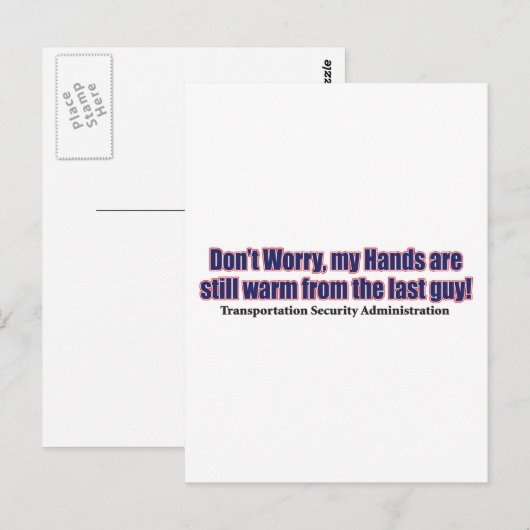 Keine Sorge Postkarte (Vorne/Hinten)