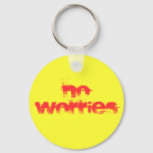 Keine Sorge Schlüsselanhänger (Vorderseite)