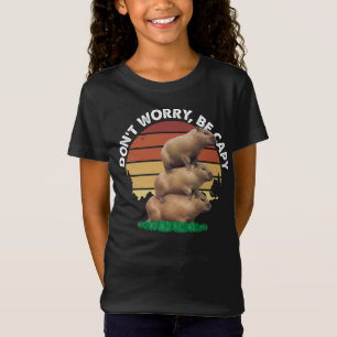 Keine Sorge, sei Capy - Vintage Retro Drei Capy T-Shirt
