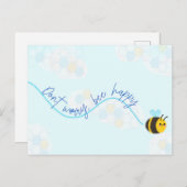 Keine Sorge, sei eine glückliche Postkarte (Vorne/Hinten)