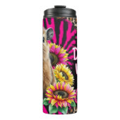 Keine Sorge, seien Sie Cappy - Niedliche Capybara  Thermosbecher (Vorderseite)