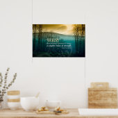 Keine Sorgen inspirierender Plakatdruck Poster (Küche)