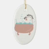 Keine Sorgen Keramikornament (Rechts)