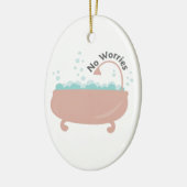 Keine Sorgen Keramikornament (Links)