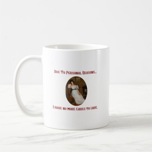Keine Sorgen mehr Kaffeetasse (Links)