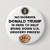 Keine Sorgen™-Taste Button (Vorderseite)