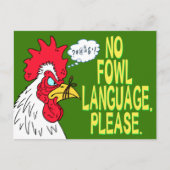 Keine Sprache Postkarte (Vorderseite)