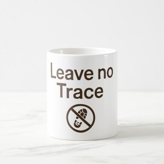 Keine Spur verlassen Kaffeetasse (Mittel)