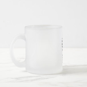 Keine Spur verlassen Mattglastasse