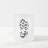 Keine Spur verlassen Mattglastasse (Mittel)