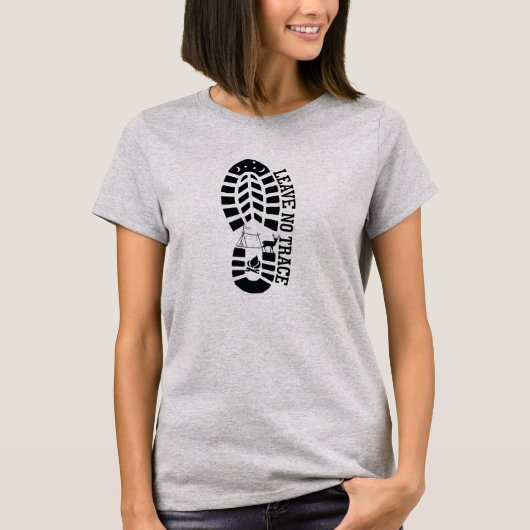 Keine Spur verlassen T-Shirt (Vorderseite)