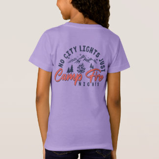 Keine Stadtbeleuchtung, nur Campfeuerabende T-Shirt