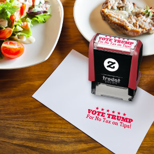 Keine Steuer auf Tipps Abstimmung Trump 2024 Empfa Permastempel
