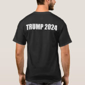 Keine Steuer auf Tipps (weißer Text) T-Shirt (Rückseite)