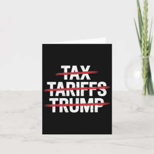 Keine Steuer auf Trump-Protest gegen Trump Karte