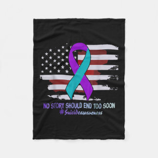Keine Story sollte zu bald Ende der US-Flagge Suiz Fleecedecke
