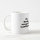Keine Straße außer Geländewagen-Tasse Kaffeetasse (Links)