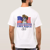 Keine Strays hinten verlassen T-Shirt (Rückseite)