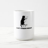 Keine Stress Katze Kaffeetasse (Mittel)
